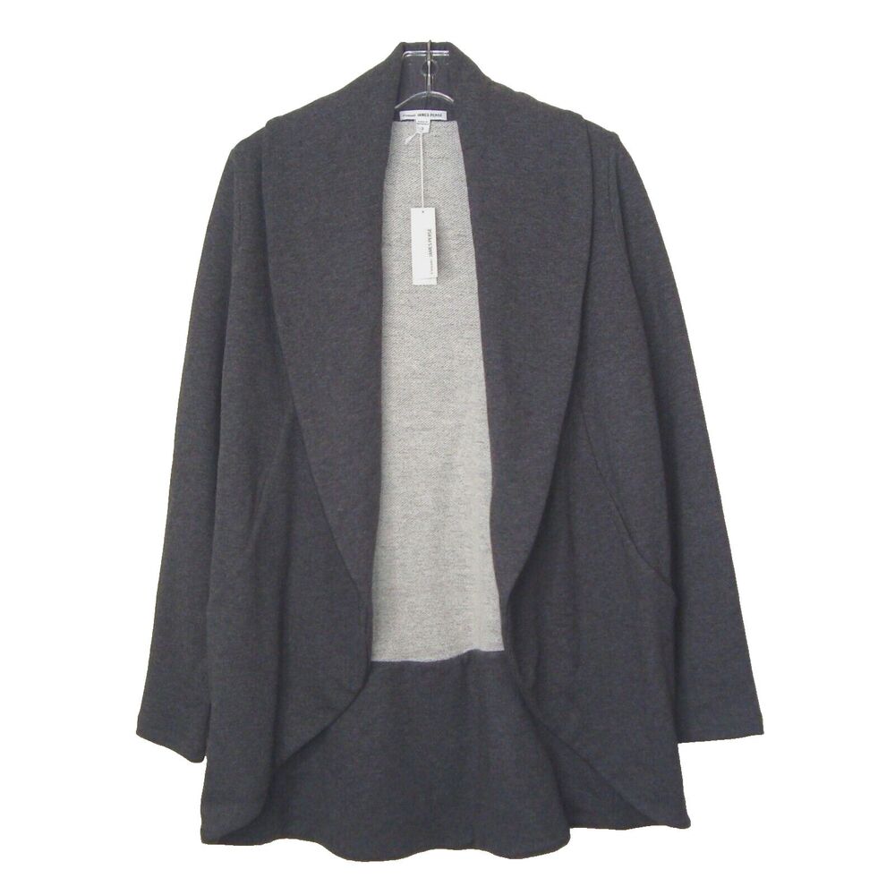 NWT Standard JAMES PERSE Gray Open Front Cardigan Jacket Size 3/LG MSRP $195